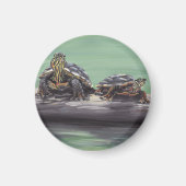 Painte-Schildkröte Magnet (Vorne)