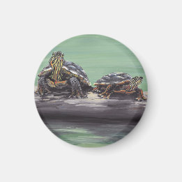 Painte-Schildkröte Magnet