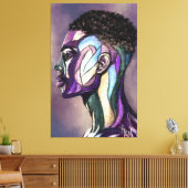 Painted Art Man Canvas Print Leinwanddruck (Insitu (Wohnzimmer))