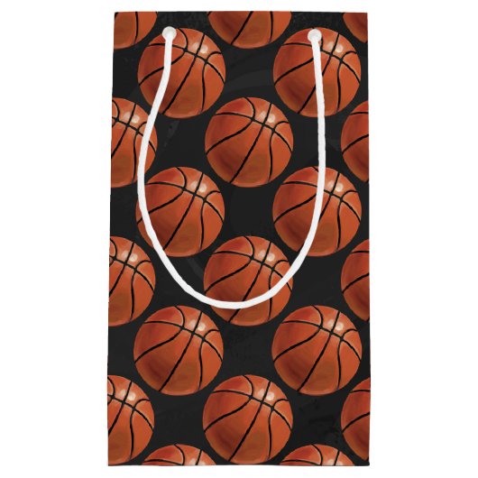 Painted Basketball Muster Kleine Geschenktüte (Vorderseite)