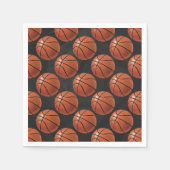 Painted Basketball Muster Serviette (Vorderseite)