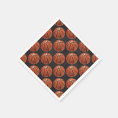 Painted Basketball Muster Serviette (Ecke)