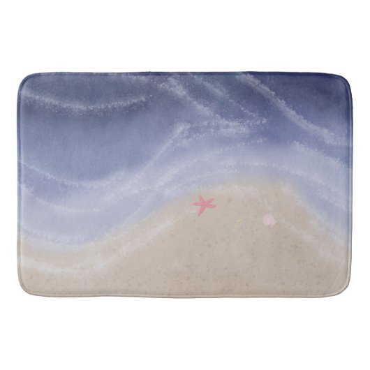 Painted beach badematte (Vorderseite)