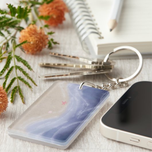 Painted beach schlüsselanhänger (Vorderseite rechts)