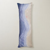 Painted beach  seitenschläferkissen (Rückseite (Vertikal))