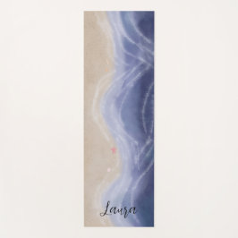 Painted beach yogamatte