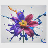 Painted Blossom Geschenkpapier (Flach)