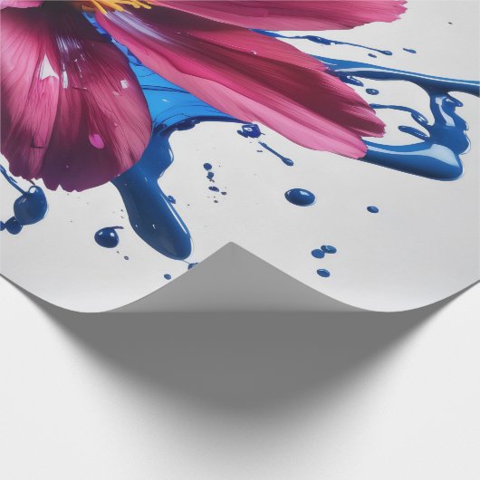 Painted Blossom Geschenkpapier (Ecke)