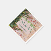 Painted Bricks Green Ivy Wedding Cocktail Napkins Serviette (Ecke)