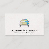 Painted Car Logo Visitenkarte (Vorderseite)