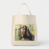 Painted Cavalier King Charles Spaniel Tragetasche (Vorne)