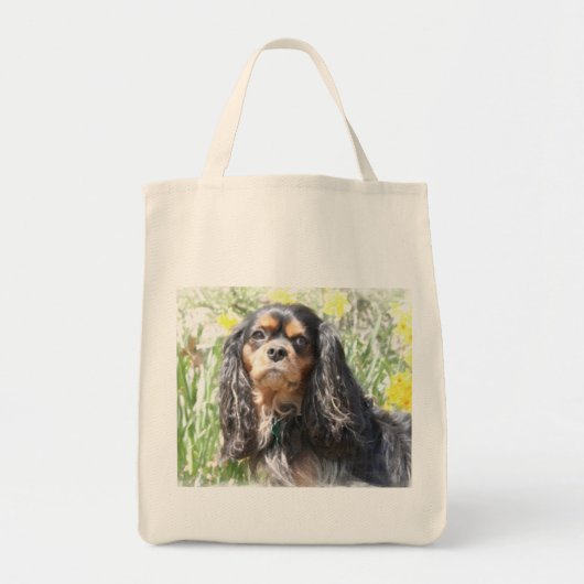 Painted Cavalier King Charles Spaniel Tragetasche (Vorne)