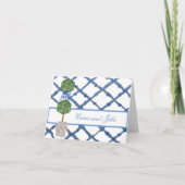 Painted Chinoiserie Ginger Jars Jar Dankeskarte (Vorderseite)