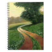 Painted Country Dirt Road Notebook Notizblock (Vorderseite)