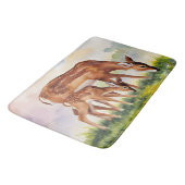 Painted Deer Mom and Baby Badematte (Schrägansicht)