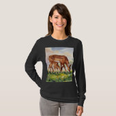 Painted Deer Mom and Baby T-Shirt (Vorne ganz)