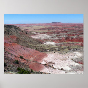Painted Desert Rim Vista Poster