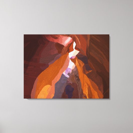 Painted Desert Rock Formation  Leinwanddruck (Vorderseite)