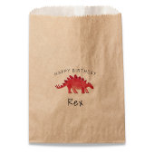 Painted Dino Birthday Party Geschenktütchen