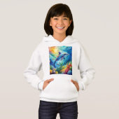 Painted Dolphin Hoodie (Vorne ganz)