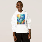 Painted Dolphin Hoodie (Vorne ganz)