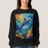 Painted Dolphin Sweatshirt (Vorderseite)