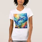 Painted Dolphin T-Shirt (Vorderseite)