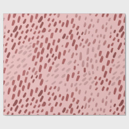 Painted Dots Blush Pink Geschenkpapier