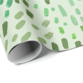 Painted Dots Pattern – Hand-Painted Abstract Brush Geschenkpapier (Rolleneckpunkt)