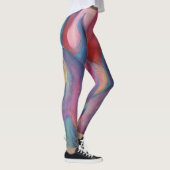 Painted Flaming Petals Leggings (Rechts)