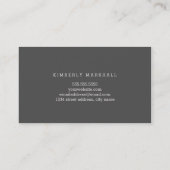 Painted Florals Business Card Visitenkarte (Rückseite)