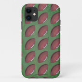 Painted Football Pattern Case-Mate iPhone Hülle (Rückseite)