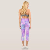 Painted Galaxy Series Design 14 Capri Leggings (Rückseite)