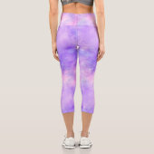 Painted Galaxy Series Design 15 Capri Leggings (Rückseite)