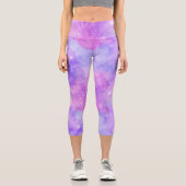 Painted Galaxy Series Design 15 Capri Leggings (Vorderseite)