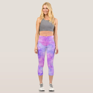 Painted Galaxy Series Design 15 Capri Leggings