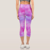 Painted Galaxy Series Design 2 Capri Leggings (Rückseite)