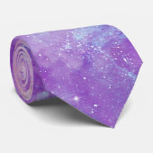 Painted Galaxy Series Design 2 Krawatte (Gerollt)