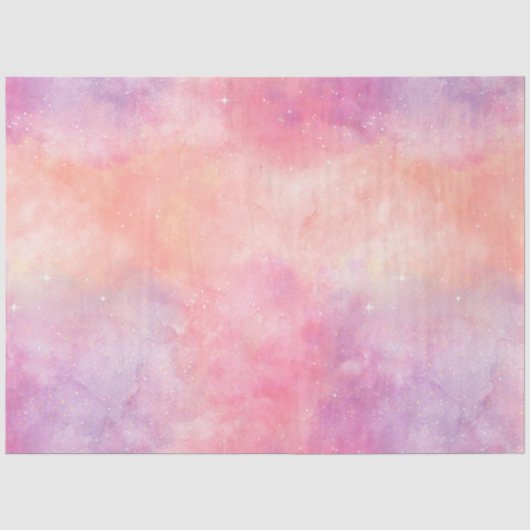 Painted Galaxy Series Design 9 Seidenpapier (Vorderseite)