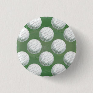 Painted Golf Ball Muster Button