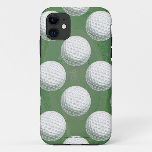 Painted Golf Ball Muster Case-Mate iPhone Hülle (Rückseite)