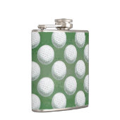 Painted Golf Ball Muster Flachmann (Rechts)