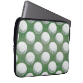 Painted Golf Ball Muster Laptopschutzhülle (Vorne Rechts)