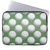 Painted Golf Ball Muster Laptopschutzhülle (Vorderseite)