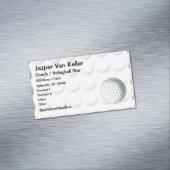 Painted Golf Ball Muster Magnetische Visitenkarte (Beispiel)