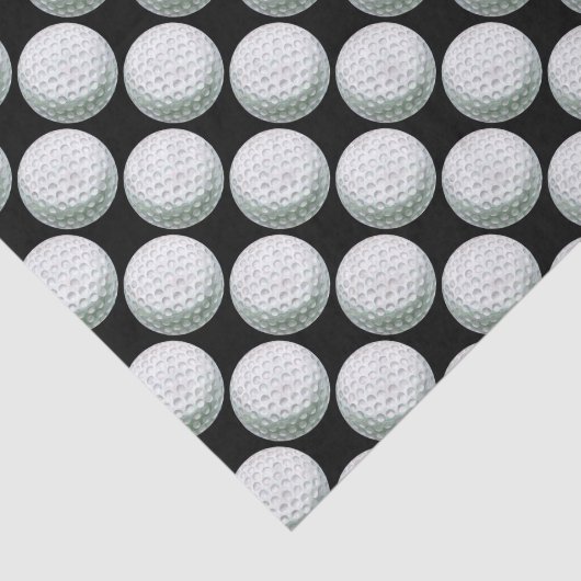 Painted Golf Ball Muster Seidenpapier (Ausschnitt)