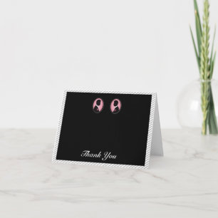 Painted Groom Silhouette Gay Wedding Vielen Dank Dankeskarte