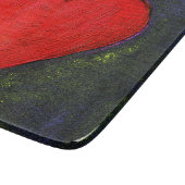 Painted Heart Cutting Board Schneidebrett (Ecke)