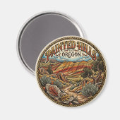 Painted Hills Oregon Magnet (Vorderseite/Rückseite)