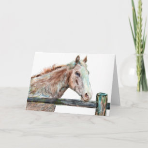 Painted Horse Grußkarte Karte